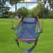 Hammock Chair Swing Hanging Rope Net Chair Porch Patio Outdoor Cotton Rope Seat