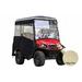 Red Dot Premium Beige Marine Grade Vinyl Golf Cart Enclosure Compatible with EZGO Express S4 Elite Golf Carts with Factory Top