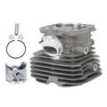 42mm Cylinder Piston Kit Cylinder Piston Assembly for Chainsaw PS 350 PS 351 PS 420 Yueyuetong