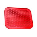 Flmaly Silicone Drain Mat Insulated Kitchen Table Mat Non Slip Water Separator Bar Wine Glass Drain Mat Air Fryer Oven Mat