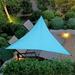Summer Outdoor Clearance! Uhuya 19.68 Ft Triangle Sun Shade Sail Canopy Sun Shade Garden Patio Awning Block Easy To Intall D