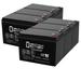 12V 7Ah SLA Replacement Battery for PreCor Inc EFX 532i Elliptical Cross - 6 Pack