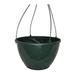 Diameter Dark Green Plastic Deco Swirl Hanging Basket By (2)