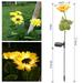 2 Pack Sunflower Solar Lights Outdoor Solar Garden Lights Waterproof Decorative LED Landscape Lights for Patio Lawn Yard