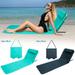 Beach Lounger Portable Folding Chair Portable Beach Mat Lounge Chair and Tote with Adjustable Shoulder Strap for Outdoor Camping Travel Patio Beach Pool Picnic