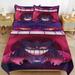 3 Piece Gengar Duvet Cover Bedding Set Teen Comforter Cover Set Super Soft 3D Duvet Cover with Pillowcase 90 x90