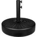 Simple Deluxe 20 Heavy Duty Patio Market Umbrella Stand with Steel Holder Water Filled for Outdoor Lawn Garden 20inch Round Base