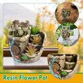 Fimeskey Flower Pots for Pot Succulent Mini Creative Garden Flower DIY Plants Pot Patio & Garden Home & Garden