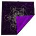 Nvzi Altar Cloth 23*23 Inches Table Cloth Square Tarot Witchery Supplies ï¼ˆPurpleï¼‰