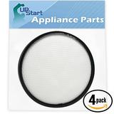 4-Pack Replacement for Hoover UH70939 Vacuum Primary Filter - Compatible with Hoover Windtunnel 303903001 Primary Filter