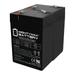 6V 4.5AH SLA Battery Replacement for Zeus PC4.2-6 - 2 Pack