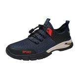 Mens Running Shoes Lightweight Walking Tennis Shoes New Summer Mesh Shoes Men s Breathable Casual Shoes Sports Versatile Daily Hollow Sandals S