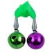 Aceovo Screw screw bell spring plastic clip fish bell fishing alarm double ring bell Clip-On Colored Brass Bells