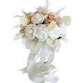 Artificial Wedding Bouquet Bridal Bouquet for Brides Or Bridesmaids Wedding Hand Bouquet Artificial Fake Flowers.