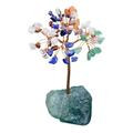Colorful Crystal Healing Crystal Tree Natural Crystals Stone Base Copper Wire Tree Life Money Trees Feng Shui Spiritual Energy Tree For Home Office