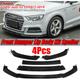 Glossy Anteriore lowere Bumper Lip Body Kit Spoiler Splitter pour Audi A3 S3 2 ZebraA