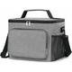 10L Sac Isotherme Repas Homme Femme, Petite Glaciere Souple Isotherme Pliable Lunch Bag Sac Repas,