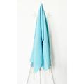 La Maison D'amelie - Fouta 100 cm x 200 cm Tarifa Turquoise claire- 100% coton - finition franges