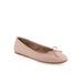 Wide Width Women's Pia Casual Flat by Aerosoles in Rose Leather (Size 10 W)