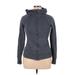 Lululemon Athletica Zip Up Hoodie: Gray Tops - Women's Size 10