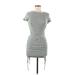 Garage Casual Dress - Bodycon: Gray Dresses - Women's Size Medium