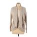 Abercrombie & Fitch Cardigan Sweater: Tan Sweaters & Sweatshirts - Women's Size Medium