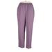 Alfred Dunner Casual Pants - High Rise: Purple Bottoms - Women's Size 14