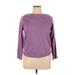 Croft & Barrow Pullover Sweater: Purple Tops - Women's Size X-Large