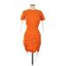 Stella McCartney Casual Dress: Orange Dresses - Women's Size 42