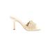 Marc Fisher LTD Mule/Clog: Ivory Shoes - Women's Size 7 1/2