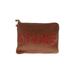 Tory Burch Leather Clutch: Brown Bags