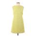 Alice + Olivia Casual Dress - Sheath: Yellow Marled Dresses - Women's Size 8