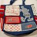 Disney Bags | Disney Parks Mickey Mouse Stars Stripes Patriotic Denim Tote Bag | Color: Blue/Red | Size: Os