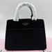 Kate Spade Bags | Kate Spade Madison Saffiano Leather Small Satchel Bag Black | Color: Black/Gold | Size: Small