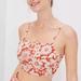 American Eagle Outfitters Tops | 5/$25 American Eagle Boho Floral Crop Top W/Adjustable Straps (Size: Small) | Color: Orange/Pink | Size: S