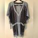 Free People Dresses | Free People Santa Cruz Mini Dress Kimono Sleeve Festival Boho Hippie | Color: Blue/Purple | Size: S