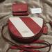 Coach Bags | Coach Ellen Striped Red Chalk White Flap Crossbody Bag With Bifold Coach Wallet | Color: Red/White | Size: Os