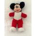 Disney Toys | 1960's Rubber Face Mickey Mouse Stuffed Plush Vintage Disney Collectible Toy | Color: Red | Size: Osbb