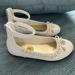 Michael Kors Shoes | Michael Kors Beautiful Strap Flats For Girls | Color: Gold/White | Size: 13g