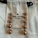Kate Spade Jewelry | Kate Spade Rose Gold Chandelier Earrings. Never Worn | Color: Gold | Size: 3 Inch Drop