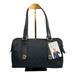 Gucci Bags | Gucci Gg Black Leather Canvas Shoulder Zippy Speedy Shoulder Studded Purse Bag | Color: Black/Gold | Size: Os