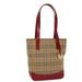 Burberry Bags | Burberry Nova Check Tote Bag Nylon Leather Beige Red | Color: Brown | Size: Os