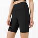 Lululemon Athletica Shorts | Lululemon Ribbed Contoured High-Rise Shorts Women’s Size 4 Fitness Workout Black | Color: Black | Size: 4