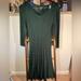 Nine West Dresses | Nwot Nine West Sweater Dress Forest Green | Color: Green | Size: L