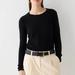 J. Crew Sweaters | J Crew Cashmere Classic Fit Crewneck Sweater Black | Color: Black | Size: M