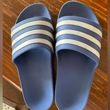 Adidas Shoes | Adidas Sandal/Slippers | Color: Blue/White | Size: 8
