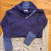 Columbia Tops | Columbia Size Xs Silver Falls Blue Long Sleeve Top Shirt Turtleneck Stripes Dots | Color: Blue | Size: Xs