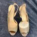 Jessica Simpson Shoes | Jessica Simpson Gold Platform Heels | Color: Gold | Size: 8.5