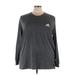 Adidas Long Sleeve T-Shirt: Gray Tops - Women's Size 3X