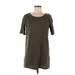 Eileen Fisher Casual Dress - Shift: Gray Dresses - Women's Size Medium